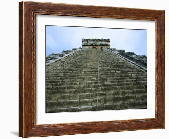 Chichen Itza Castle, El Castillo de Chichen Itza, Mexico-Charles Sleicher-Framed Photographic Print