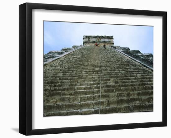 Chichen Itza Castle, El Castillo de Chichen Itza, Mexico-Charles Sleicher-Framed Photographic Print