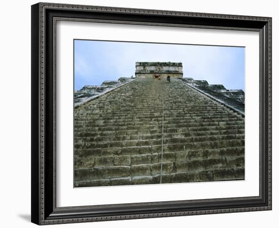 Chichen Itza Castle, El Castillo de Chichen Itza, Mexico-Charles Sleicher-Framed Photographic Print