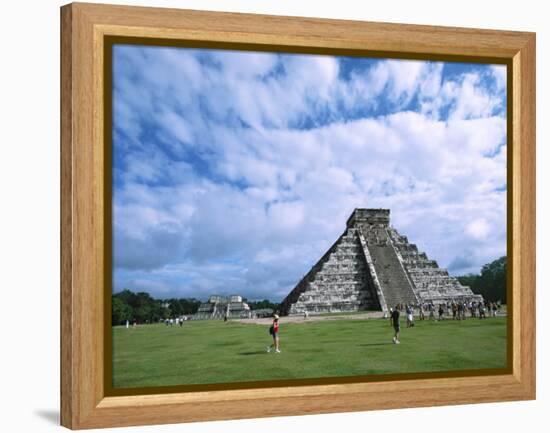 Chichen Itza Castle, Mexico-Charles Sleicher-Framed Premier Image Canvas