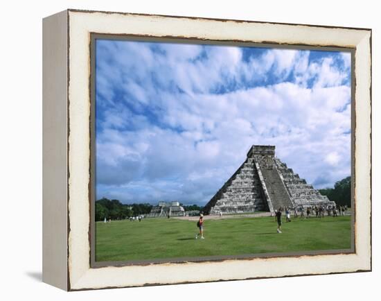 Chichen Itza Castle, Mexico-Charles Sleicher-Framed Premier Image Canvas