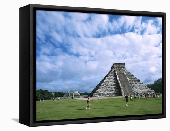 Chichen Itza Castle, Mexico-Charles Sleicher-Framed Premier Image Canvas