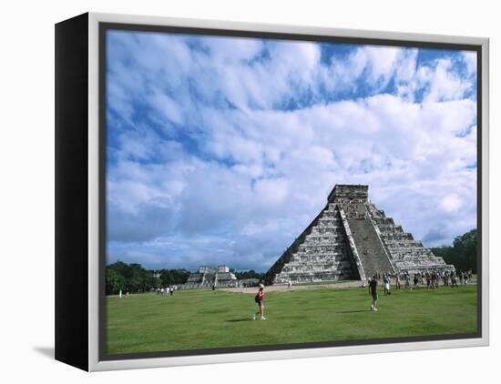 Chichen Itza Castle, Mexico-Charles Sleicher-Framed Premier Image Canvas