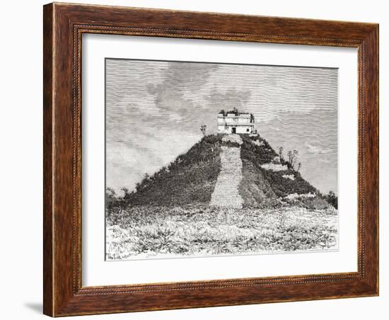 Chichen Itza, Yucatán, Mexico: El Castillo Aka the Temple of Kukulkan or Kukulkan's Pyramid-null-Framed Giclee Print