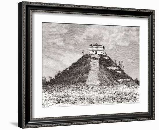 Chichen Itza, Yucatán, Mexico: El Castillo Aka the Temple of Kukulkan or Kukulkan's Pyramid-null-Framed Giclee Print