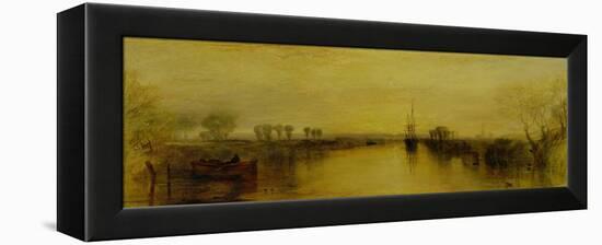 Chichester Canal, circa 1829-JMW Turner-Framed Premier Image Canvas