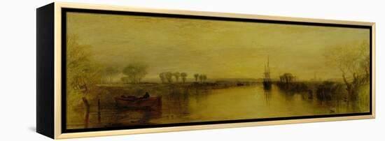 Chichester Canal, circa 1829-JMW Turner-Framed Premier Image Canvas