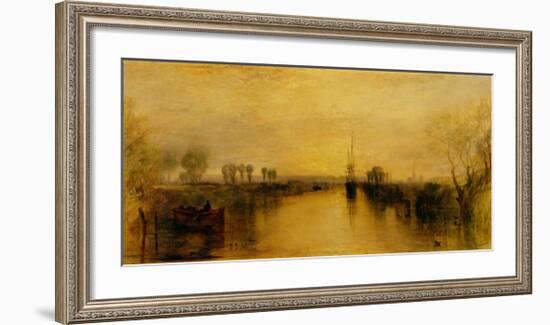 Chichester Canal-J^ M^ W^ Turner-Framed Art Print