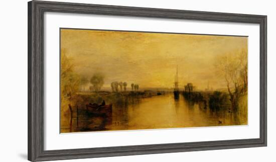 Chichester Canal-J^ M^ W^ Turner-Framed Art Print