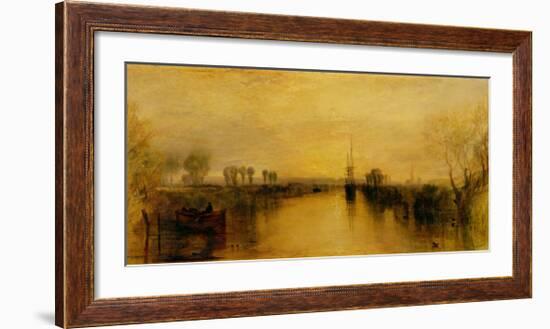 Chichester Canal-J^ M^ W^ Turner-Framed Art Print