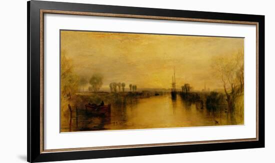 Chichester Canal-J^ M^ W^ Turner-Framed Art Print