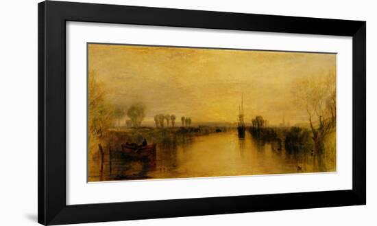Chichester Canal-J^ M^ W^ Turner-Framed Art Print