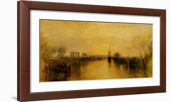 Chichester Canal-J^ M^ W^ Turner-Framed Art Print