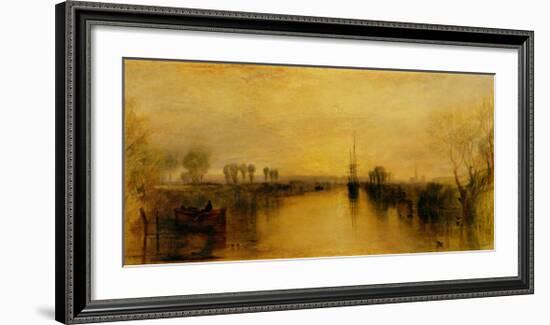 Chichester Canal-J^ M^ W^ Turner-Framed Art Print