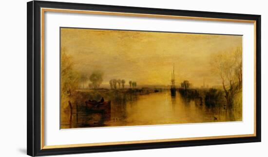 Chichester Canal-J^ M^ W^ Turner-Framed Art Print