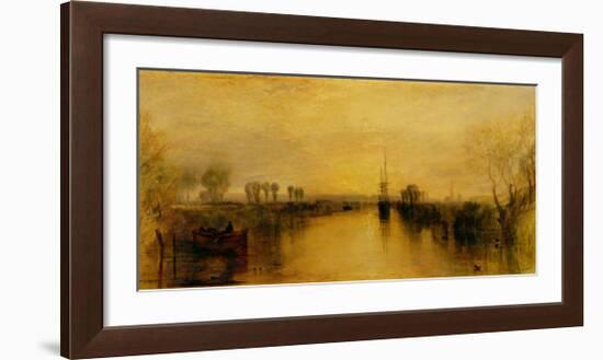 Chichester Canal-J^ M^ W^ Turner-Framed Art Print