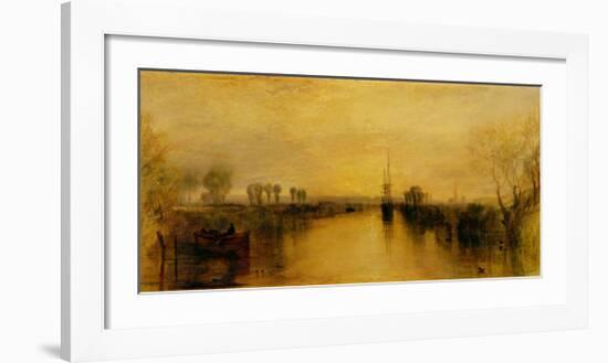 Chichester Canal-J^ M^ W^ Turner-Framed Art Print