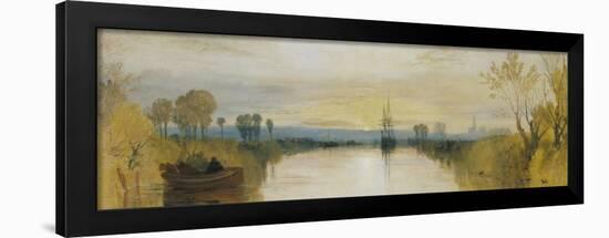 Chichester Canal-J. M. W. Turner-Framed Giclee Print