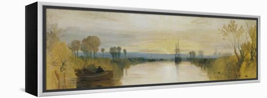 Chichester Canal-J. M. W. Turner-Framed Premier Image Canvas