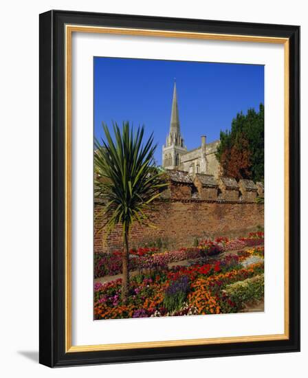 Chichester Cathedral and Gardens, Chichester, West Sussex, England, UK, Europe-John Miller-Framed Photographic Print