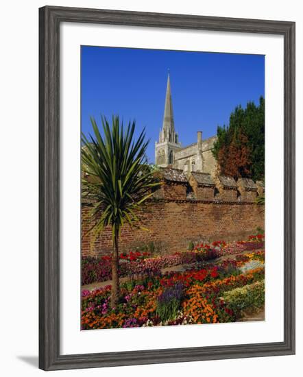 Chichester Cathedral and Gardens, Chichester, West Sussex, England, UK, Europe-John Miller-Framed Photographic Print