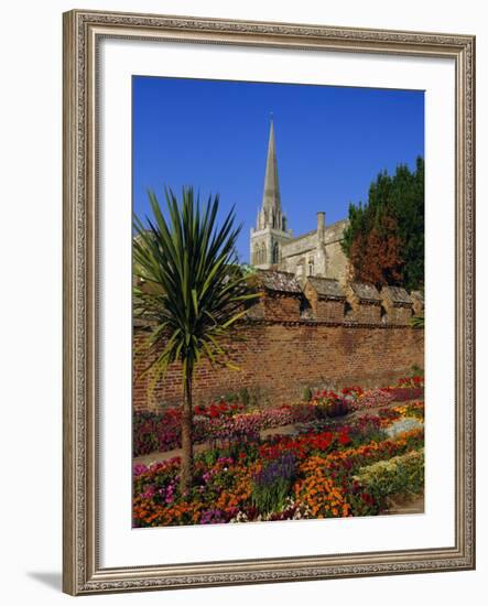 Chichester Cathedral and Gardens, Chichester, West Sussex, England, UK, Europe-John Miller-Framed Photographic Print