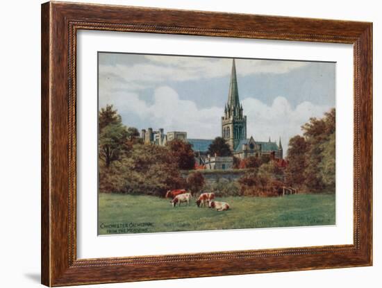 Chichester, Cathedral, from the Meadows-Alfred Robert Quinton-Framed Giclee Print