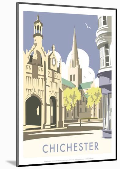Chichester - Dave Thompson Contemporary Travel Print-Dave Thompson-Mounted Giclee Print
