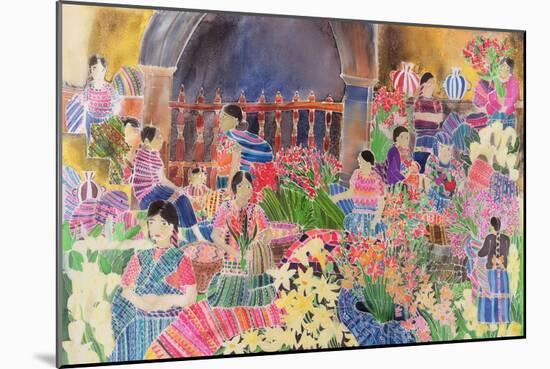 Chichicastango, Market Day-Hilary Simon-Mounted Giclee Print