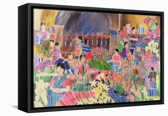 Chichicastango, Market Day-Hilary Simon-Framed Premier Image Canvas