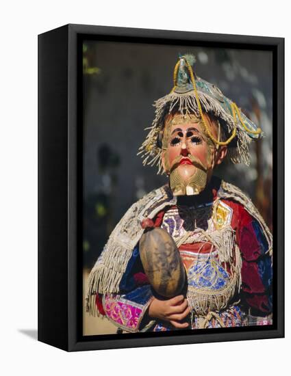 Chichicastenango, Dance of the Conquistadors, Guatemala, Central America-Upperhall Ltd-Framed Premier Image Canvas