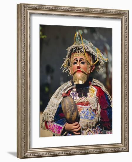 Chichicastenango, Dance of the Conquistadors, Guatemala, Central America-Upperhall Ltd-Framed Photographic Print