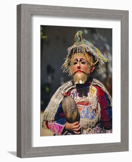 Chichicastenango, Dance of the Conquistadors, Guatemala, Central America-Upperhall Ltd-Framed Photographic Print