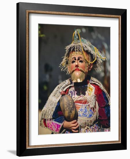 Chichicastenango, Dance of the Conquistadors, Guatemala, Central America-Upperhall Ltd-Framed Photographic Print