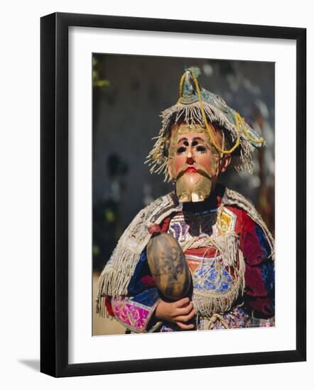 Chichicastenango, Dance of the Conquistadors, Guatemala, Central America-Upperhall Ltd-Framed Photographic Print