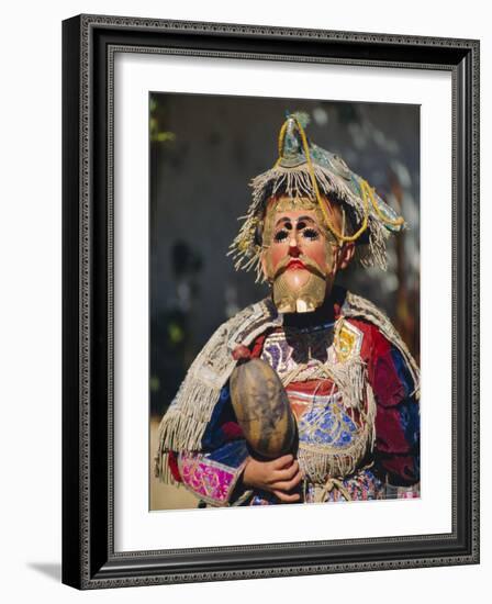 Chichicastenango, Dance of the Conquistadors, Guatemala, Central America-Upperhall Ltd-Framed Photographic Print