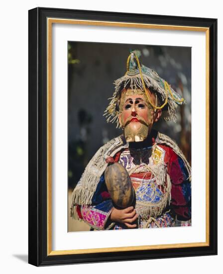 Chichicastenango, Dance of the Conquistadors, Guatemala, Central America-Upperhall Ltd-Framed Photographic Print