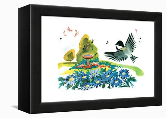 Chick-A-Dee-Dee-Dee - Jack & Jill-Florence McCurdy-Framed Premier Image Canvas