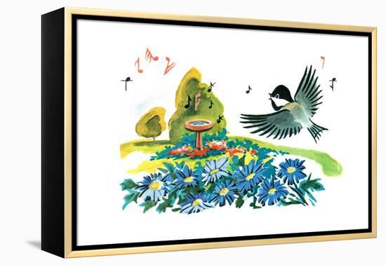 Chick-A-Dee-Dee-Dee - Jack & Jill-Florence McCurdy-Framed Premier Image Canvas