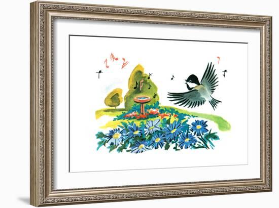 Chick-A-Dee-Dee-Dee - Jack & Jill-Florence McCurdy-Framed Giclee Print