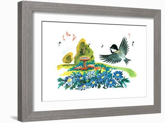 Chick-A-Dee-Dee-Dee - Jack & Jill-Florence McCurdy-Framed Giclee Print