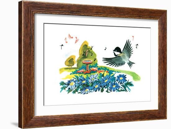 Chick-A-Dee-Dee-Dee - Jack & Jill-Florence McCurdy-Framed Giclee Print