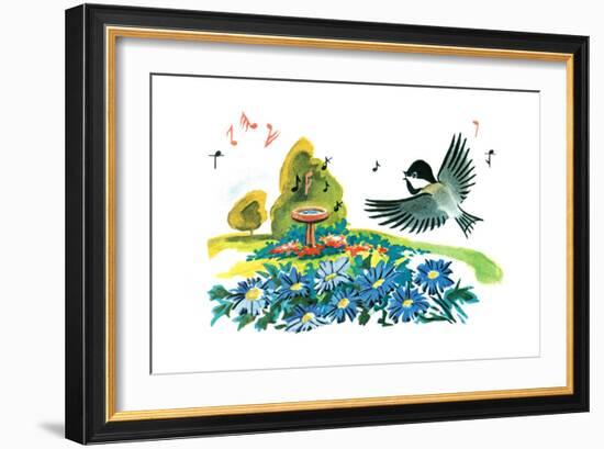 Chick-A-Dee-Dee-Dee - Jack & Jill-Florence McCurdy-Framed Giclee Print