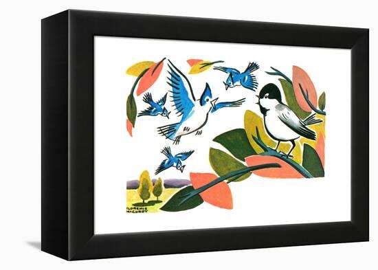 Chick-A-Dee-Dee-Dee - Jack & Jill-Florence McCurdy-Framed Premier Image Canvas