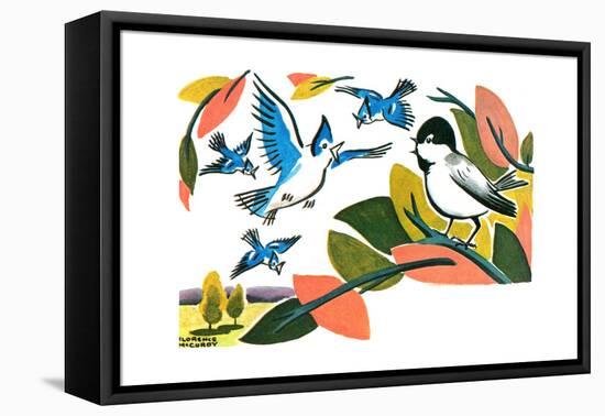 Chick-A-Dee-Dee-Dee - Jack & Jill-Florence McCurdy-Framed Premier Image Canvas