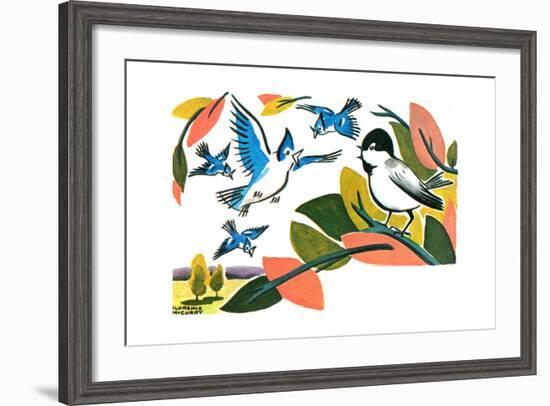 Chick-A-Dee-Dee-Dee - Jack & Jill-Florence McCurdy-Framed Giclee Print