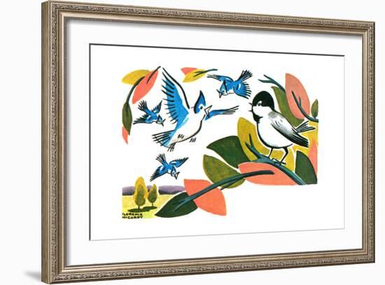 Chick-A-Dee-Dee-Dee - Jack & Jill-Florence McCurdy-Framed Giclee Print