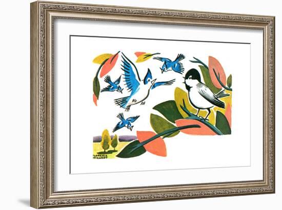 Chick-A-Dee-Dee-Dee - Jack & Jill-Florence McCurdy-Framed Giclee Print