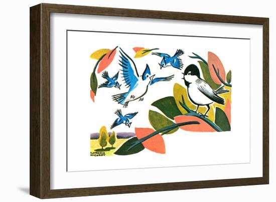 Chick-A-Dee-Dee-Dee - Jack & Jill-Florence McCurdy-Framed Giclee Print