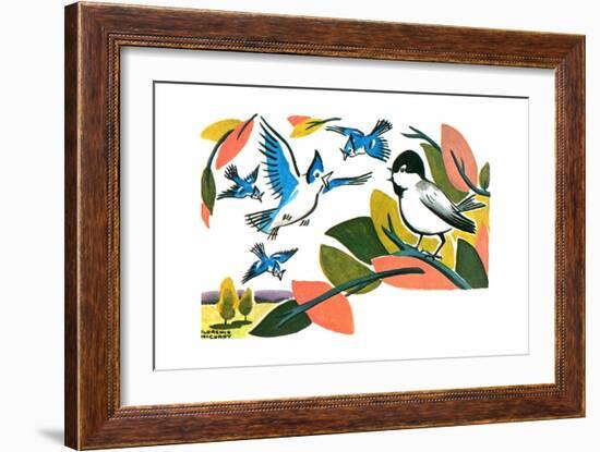 Chick-A-Dee-Dee-Dee - Jack & Jill-Florence McCurdy-Framed Giclee Print